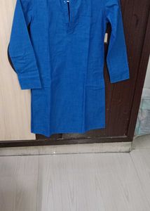 Vibrant Blue Kurta and pajama for Boys