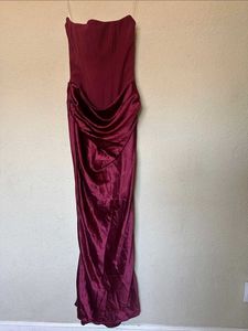 House Of CB Persephone Satin Corset Dress