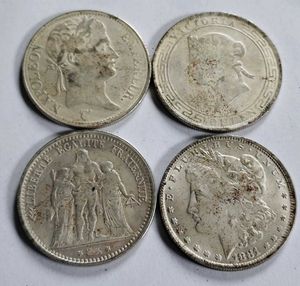Silver Antique Coin Collection Replica.4Pcs Combo.