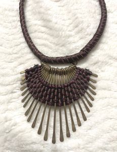 Boho Fan Statement Necklace
