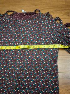 Floral Cut Out Top