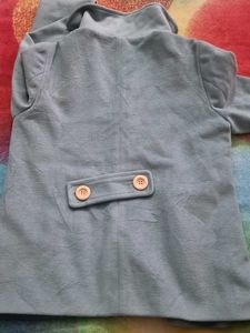 Cute Blue Button-Up Jacket