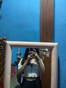 Cute White Crop Top