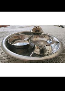 9| Rakhi Set For Bhaiya N Bhabhi With Puja Thali