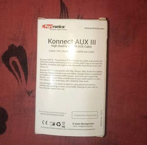 Portronics Konnect AUX III Cable