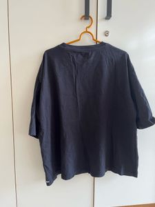 oversize Black Floral Graphic T-Shirt