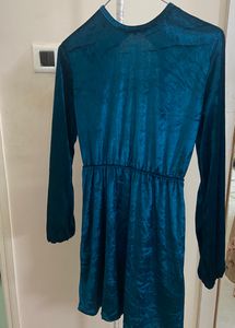 Velvet Teal Dress