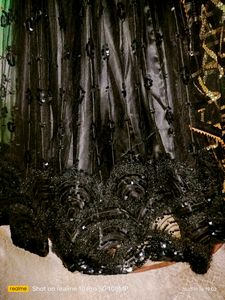 Full Black Digainer Lahnga With Beautiful Dupatta