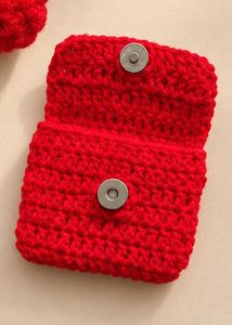 Handmade Crochet Spiderman Pouch