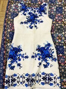 Chic Floral Print Sleeveless Dress