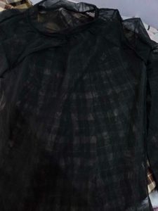 Brown Plaid Pleated Skirt