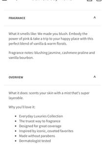 Bath &amp; Body Works Pink Obsessed Mist