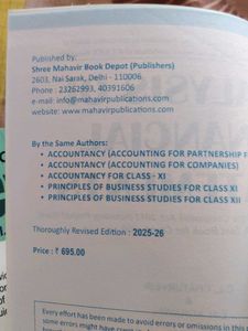 Analysis of Financial Statements . Class 12 Part B