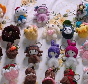 Handmade Crochet Keychain Charms