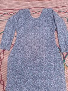 Combo Gray kurti &amp; purple suit