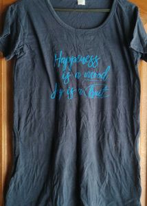Navy Blue Graphic T-Shirt
