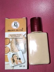 BROWN BLUSH SPF 15 invisible finish foundation