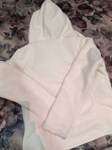 Cozy Off-White Sherpa Zip-Up Jacket