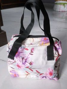New Floral Print vanity or tiffin bag