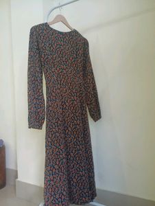 Chic Floral Print Midi Dress