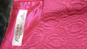 Vibrant Pink A-Line Dress