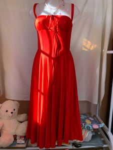 Red Midi Dress