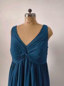 Teal Chiffon Gown