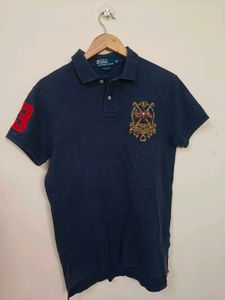 Triple Pony Navy Polo Shirt