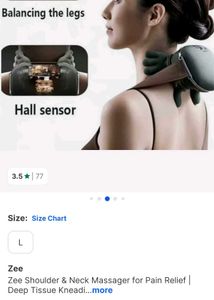 Wireless Shiatsu Neck Massager with Heat
