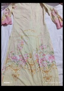 Patchwork suit with chiffon dupatta