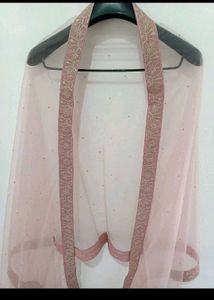 Dusty Rose Embroidered Lehenga Choli Set