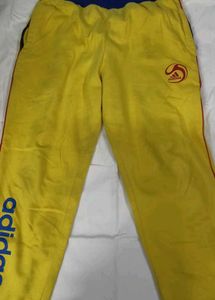 Yellow Sweatpants Joggers Trousers