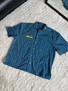 Men's Blue Plaid "Weirdo" Shirt