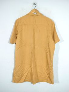 Max Yellow Slim Fit Shirts (Men's)