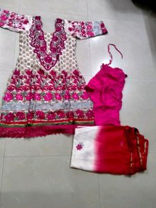 Brand New Anarkali Kurta With Chudhidar And Dupatt
