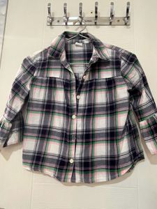 Gap -Smart Checker Pattern Shirt For Kid
