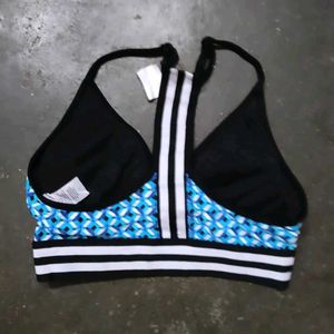 Stylish Geometric Print Bikini Top