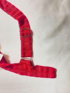 Red unique Bra