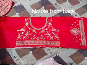 Red Embroidered  Lehnga With Choli Duppatta