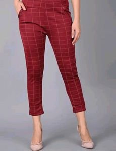 Maroon Jegging