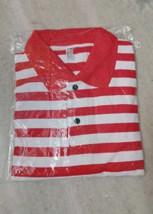 ♥️ Striped Polo T-Shirt