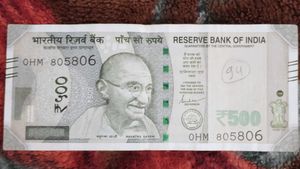 ₹500 Indian Currency Note With Unique Number