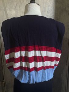 Vintage Rugby Style Knit Top