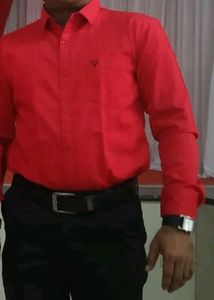 RED FULL SLEEVES SHIRT FOR MENS