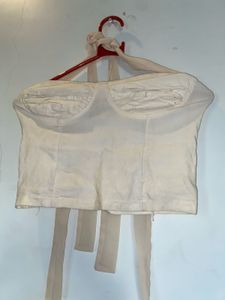 Cream Corset Style Top
