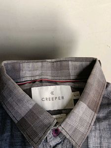 CREEPER Men's Checkered Casual Shirt