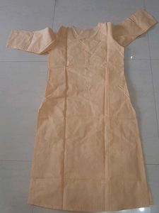 NEW Elegant Peach Chikankari Kurta
