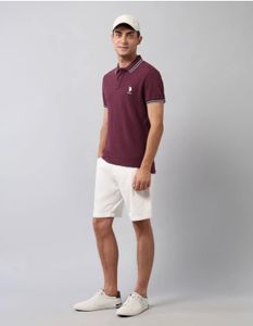 Men's Burgundy Polo Shirt
