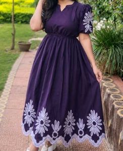 Elegant Purple Maxi Dress