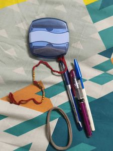 Stationery Pens Set with Cute Case Laptop cleaner